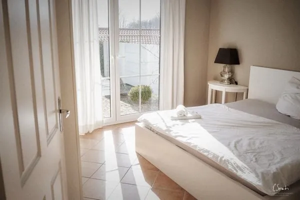 Schlafzimmer  Ferienwohnung Strandkorb im AnnaHus