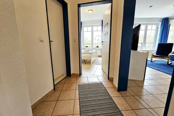 Wohnzimmer  Ferienwohnung am Salzhaff C6