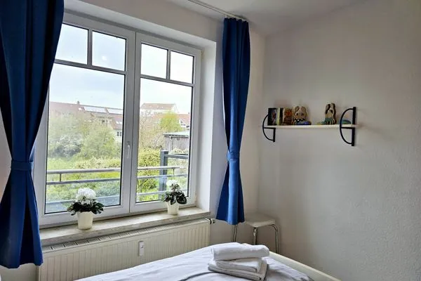Schlafzimmer  Ferienwohnung am Salzhaff C6