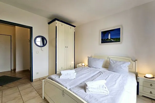 Schlafzimmer  Ferienwohnung am Salzhaff C6