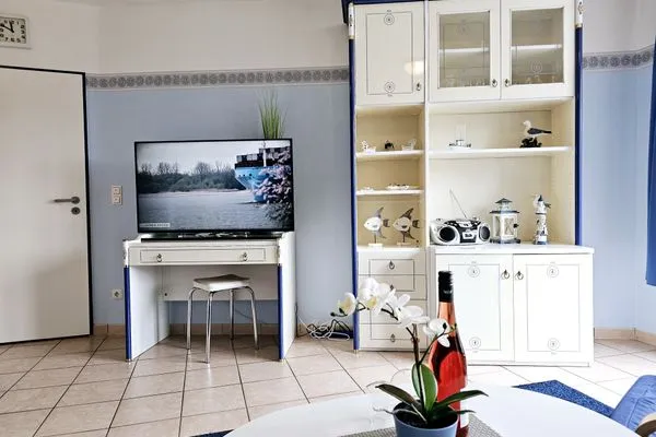 Wohnzimmer  Ferienwohnung am Salzhaff C6