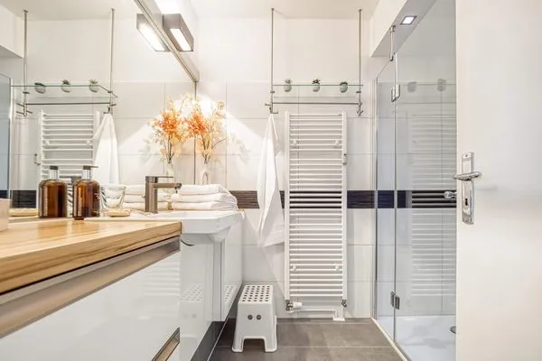 Badezimmer  Ferienwohnung Meeresblick Nord Nord Ost 405