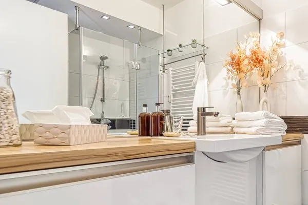 Badezimmer  Ferienwohnung Meeresblick Nord Nord Ost 405