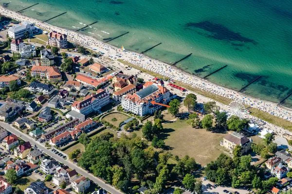 Vogelperspektive  Ferienwohnung Meeresblick Nord Nord Ost 405