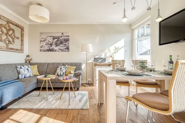 Wohnzimmer  Ferienwohnung Meeresblick Nord Nord Ost 405