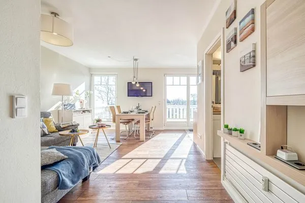 Wohnzimmer  Ferienwohnung Meeresblick Nord Nord Ost 405