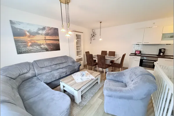 Hamburger Str. 24 FeWo 2 Sahlenburg - Wohnzimmer