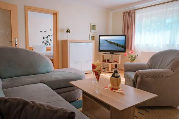 Wohnzimmer  Ferienwohnung Ostseeliebe