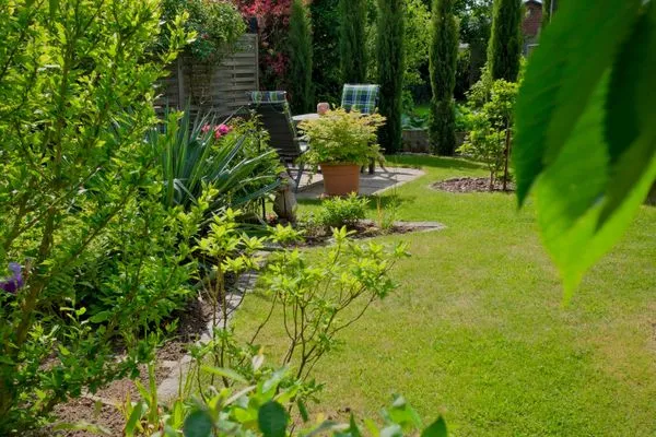 Gartenblick  Ferienwohnung Ostseeliebe