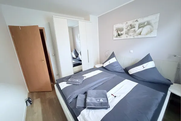 Hamburger Str. 24 FeWo 2 Sahlenburg - Schlafzimmer