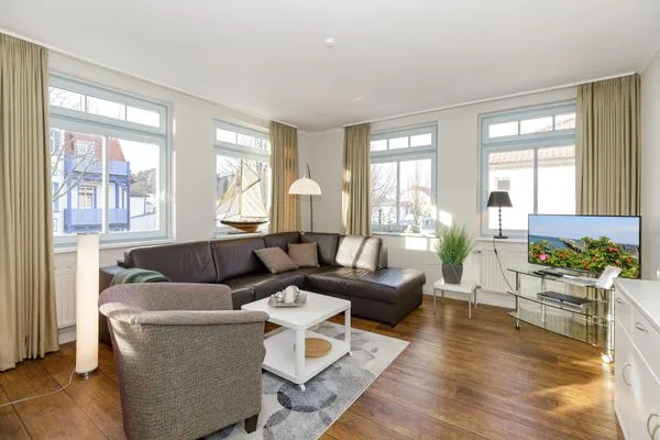 Wohnzimmer  Haus mit Ambiente Ferienwohnung See