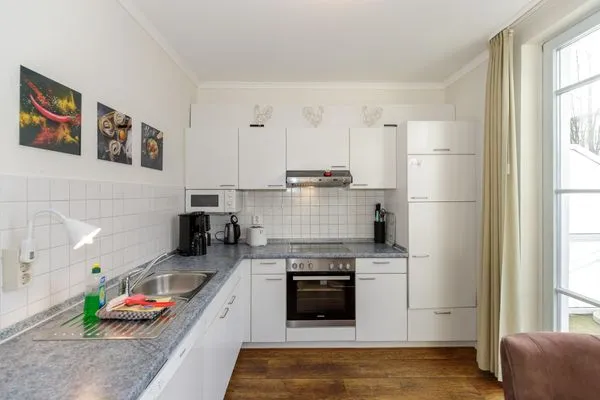 Küche / Küchenzeile  Haus mit Ambiente Ferienwohnung See