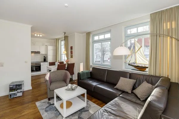 Wohnzimmer  Haus mit Ambiente Ferienwohnung See