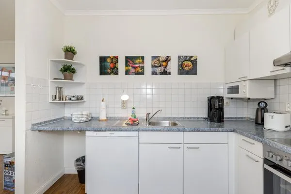Küche / Küchenzeile  Haus mit Ambiente Ferienwohnung See