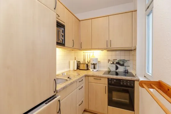 Küche / Küchenzeile  Haus mit Ambiente Ferienwohnung Sonne