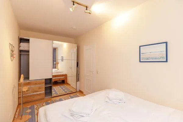 Schlafzimmer  Haus mit Ambiente Ferienwohnung Sonne