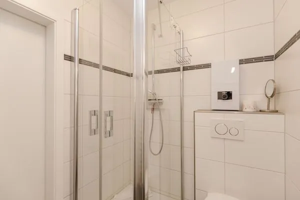 Badezimmer  Haus mit Ambiente Ferienwohnung Sonne