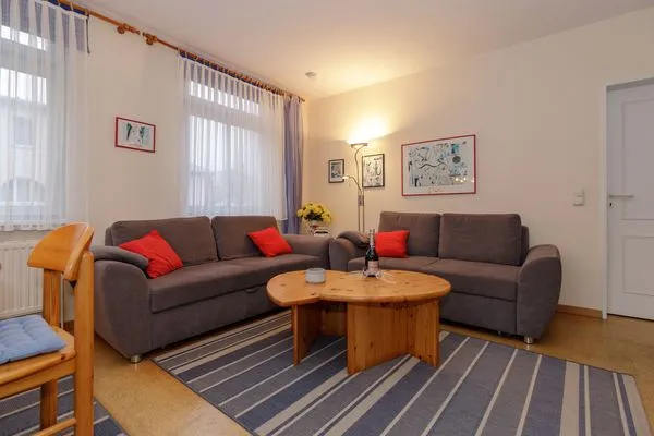 Wohnzimmer  Haus mit Ambiente Ferienwohnung Sonne