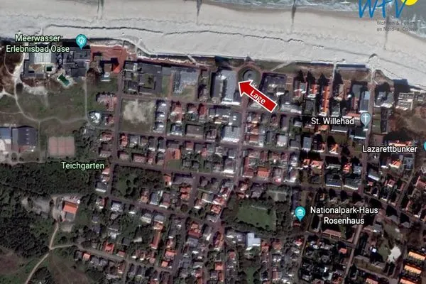 Vogelperspektive Haus Nautica Ferienwohnung 215