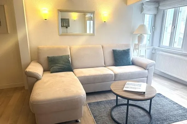 Wohnzimmer  Ferienwohnung Kapitänswohnung