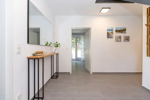 Wohnzimmer  Ferienhaus Stangenberg Bucht