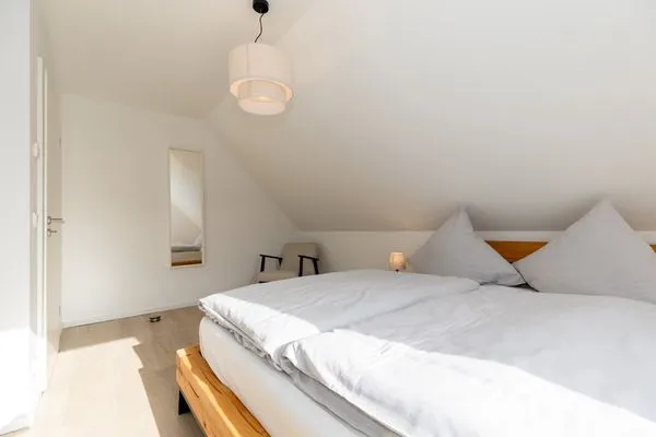 Schlafzimmer  Ferienhaus Stangenberg Bucht