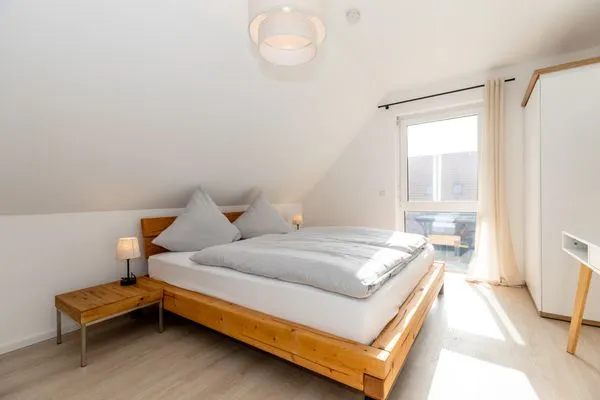 Schlafzimmer  Ferienhaus Stangenberg Bucht