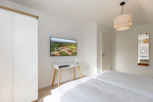 Schlafzimmer  Ferienhaus Stangenberg Bucht