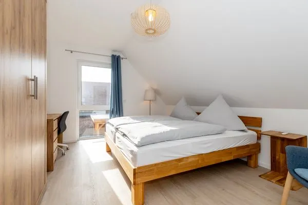 Schlafzimmer  Ferienhaus Stangenberg Bucht