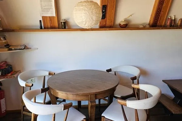 Wohnzimmer  Finnhütte Onkel Lutz