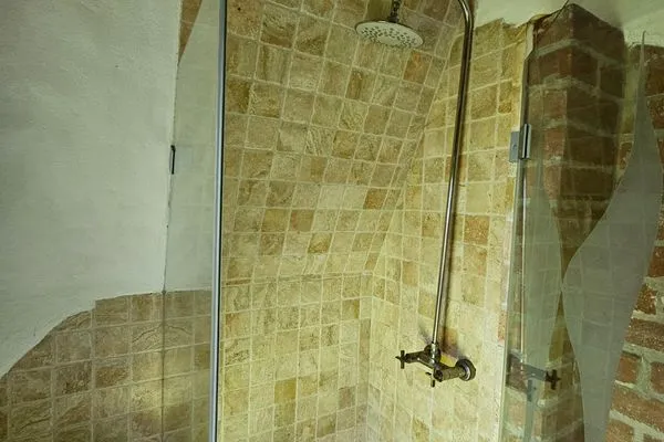 Badezimmer  Finnhütte Onkel Lutz