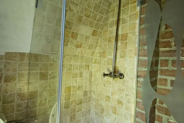 Badezimmer  Finnhütte Onkel Lutz