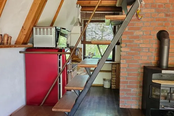 Wohnzimmer  Finnhütte Onkel Lutz