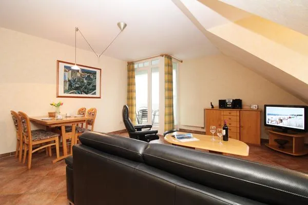 Wohnzimmer  Haus am Haffplatz Ferienwohnung 10