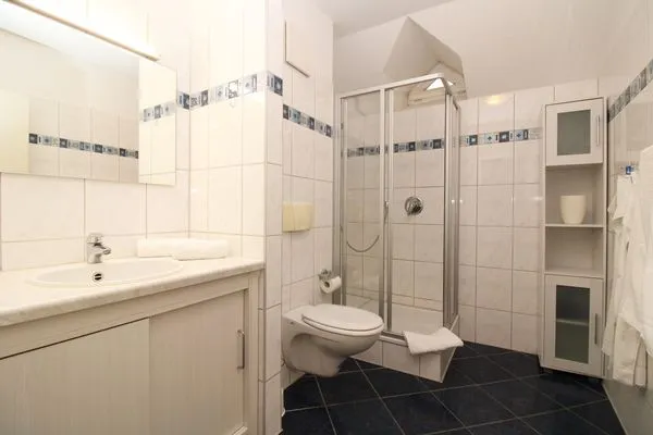 Badezimmer  Haus am Haffplatz Ferienwohnung 10