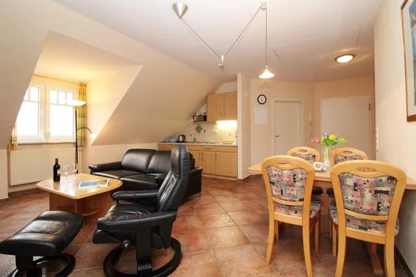 Wohnzimmer  Haus am Haffplatz Ferienwohnung 10