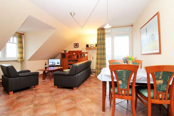 Wohnzimmer  Haus Haffplatz Ferienwohnung 11