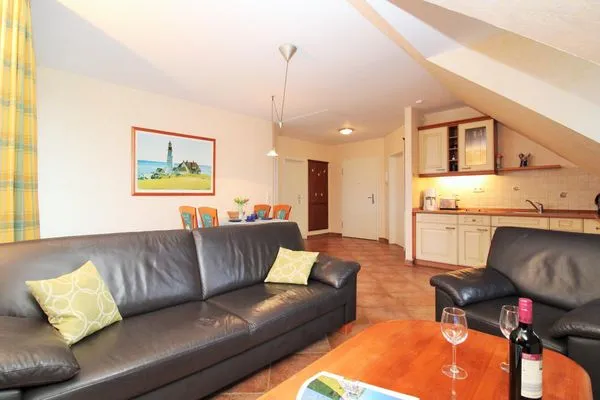 Wohnzimmer  Haus Haffplatz Ferienwohnung 11