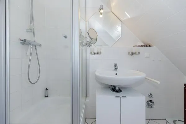 Badezimmer  Haus Olymp Ferienwohnung 33