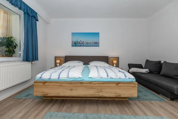 Schlafzimmer  Ferienwohnung Küstenglück