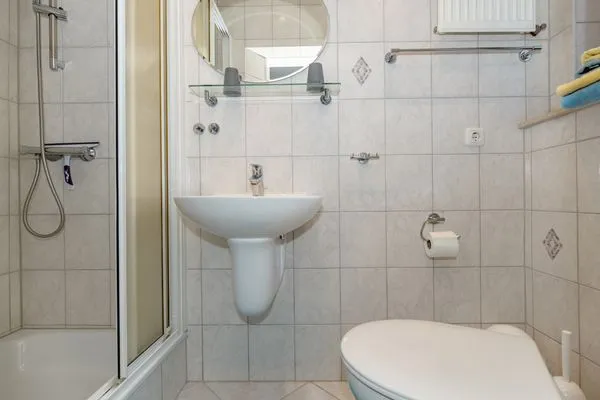 Badezimmer  Ferienwohnung Küstenglück