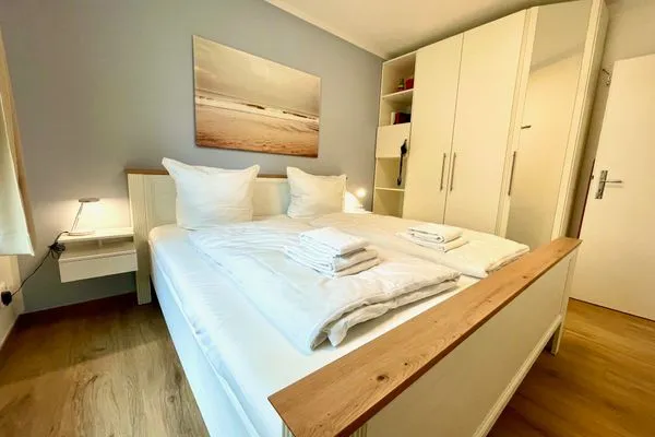 Schlafzimmer  Ostseewelle Ferienwohnung 2