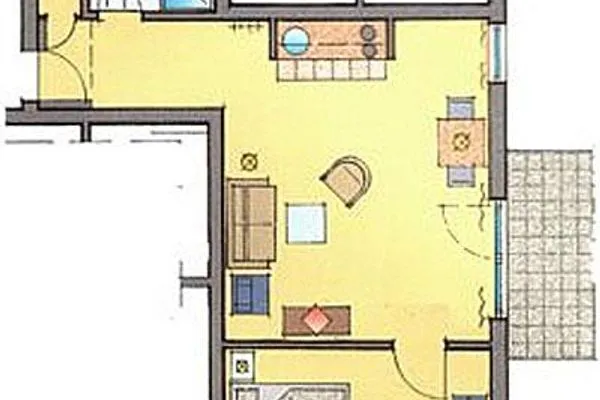 Grundriss  Ostseewelle Ferienwohnung 13