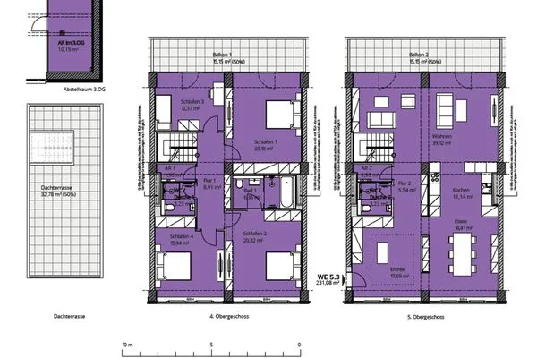 Grundriss  FeWo Stella Maris Dachterrasse in PRORA - 8.53