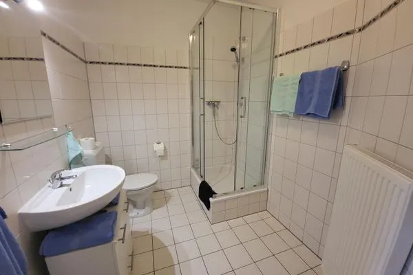 Badezimmer  Pension Schmelzer Wohnung 10