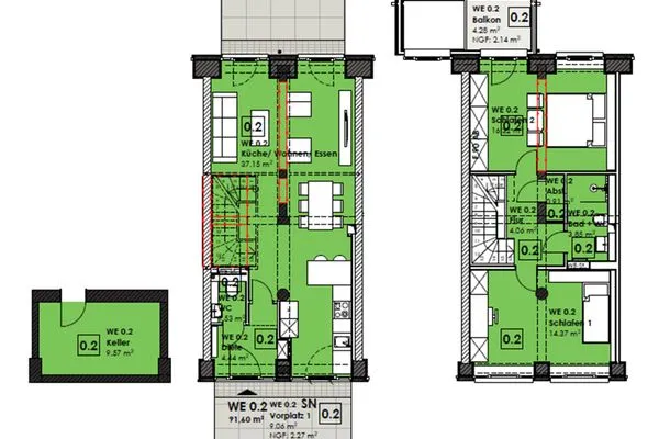 Grundriss  FeWo HAPPY in PRORA - 4.02