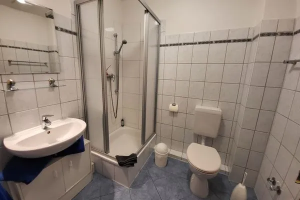 Badezimmer  Pension Schmelzer Wohnung 17