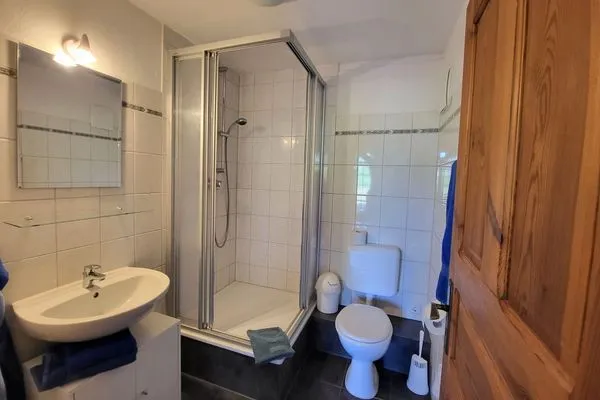 Badezimmer  Pension Schmelzer Wohnung 18