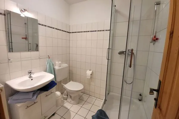 Badezimmer  Pension Schmelzer Wohnung 2
