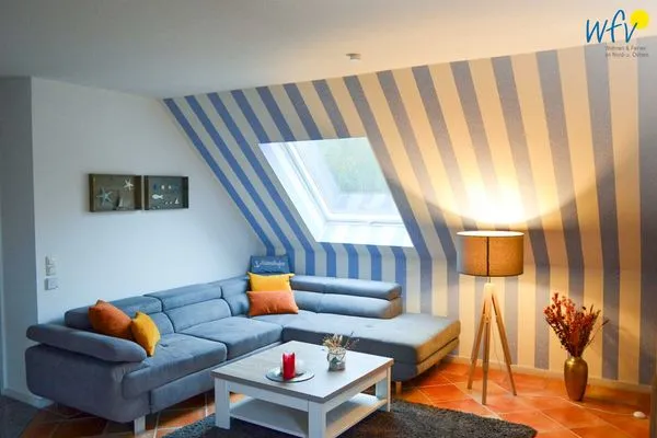 Wohnzimmer Ferienpark Seedorf Haus Granitz - Ferienwohnung Ostseefan